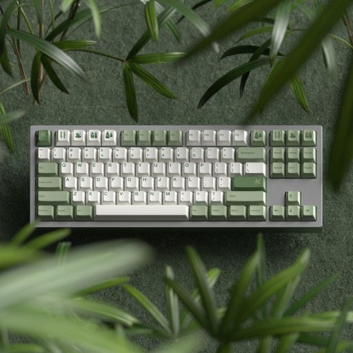 Cherry Profile Dye-Sub PBT Keycap Set - Green Bamboo - Image 5