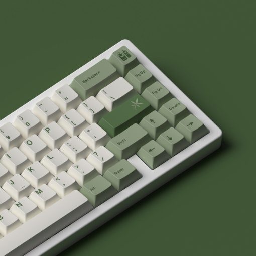 Cherry Profile Dye-Sub PBT Keycap Set - Green Bamboo - Image 4