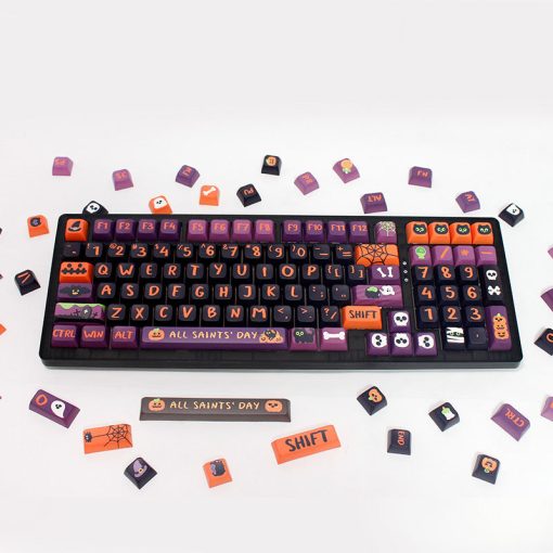 XDA-like Dye-Sub PBT Keycap Set - Halloween Theme - Image 2