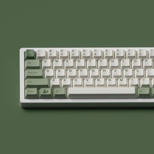 Cherry Profile Dye-Sub PBT Keycap Set - Green Bamboo - Image 3