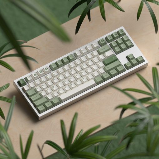 Cherry Profile Dye-Sub PBT Keycap Set - Green Bamboo - Image 2