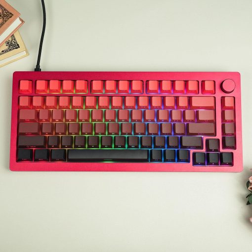 OEM Double-Shot PBT Keycap Set - Red Gradient - Image 2