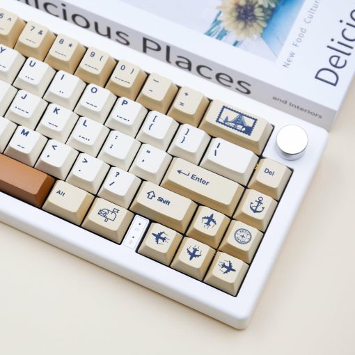 Cherry Profile Dye-Sub PBT Keycap Set - Retro Stamp - Image 4