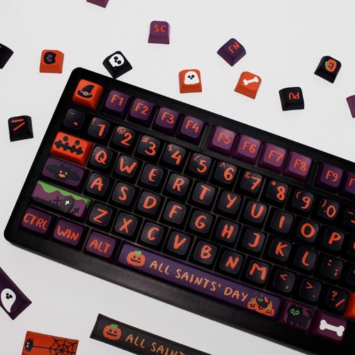 XDA-like Dye-Sub PBT Keycap Set - Halloween Theme - Image 5