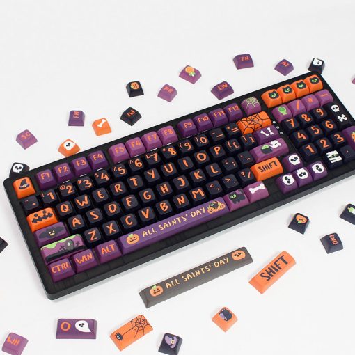 XDA-like Dye-Sub PBT Keycap Set - Halloween Theme - Image 4