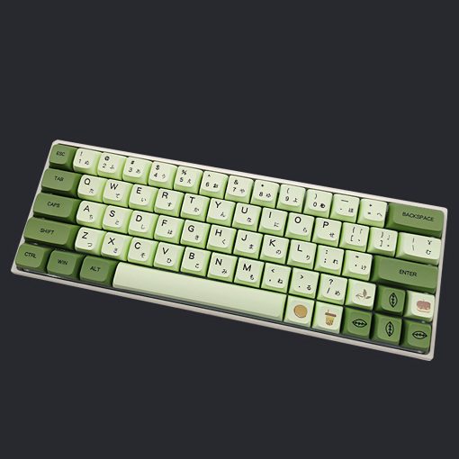 XDA PBT Dye-Sub Keycap Set - Matcha Green - Image 2