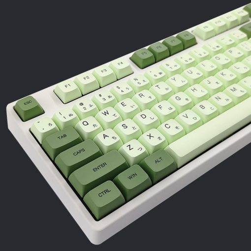 XDA PBT Dye-Sub Keycap Set - Matcha Green - Image 3