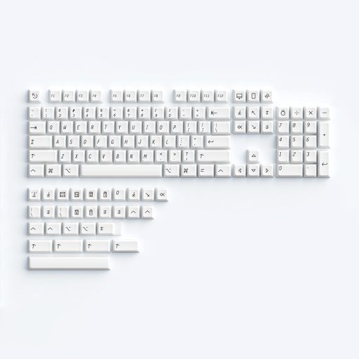 Retro XDA Dye-Sub PBT Keycap Set - Apple Theme