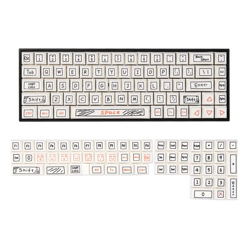 XDA Dye-Sub PBT Graffiti Keycap Set - Doodle