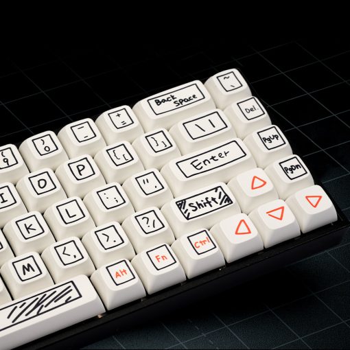 XDA Dye-Sub PBT Graffiti Keycap Set - Doodle - Image 4