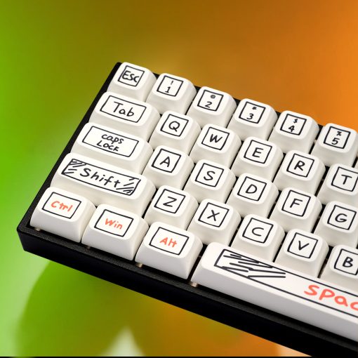 XDA Dye-Sub PBT Graffiti Keycap Set - Doodle - Image 5