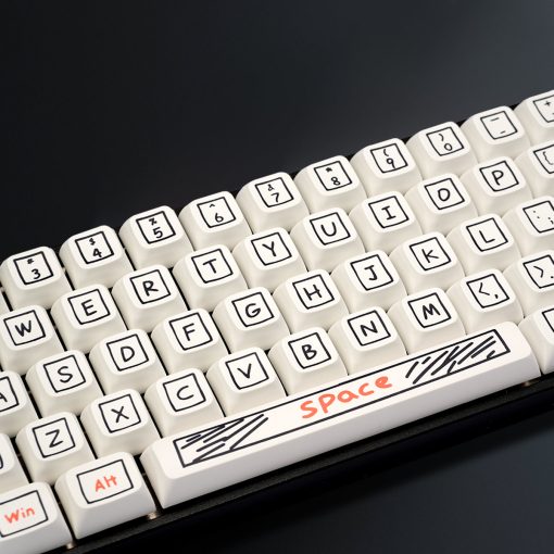 XDA Dye-Sub PBT Graffiti Keycap Set - Doodle - Image 6