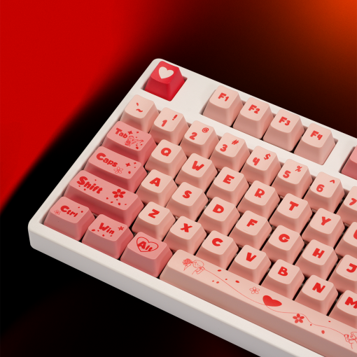 OEM Dye-Sub PBT Keycap Set - Valentine's Day - Image 5