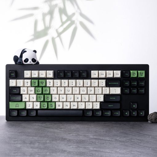 Retro Akko MDA Double-Shot PBT Keycap Set - Panda - Image 4
