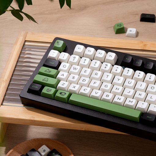 Retro Akko MDA Double-Shot PBT Keycap Set - Panda - Image 5