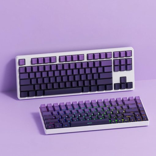 OEM Double-Shot PBT Keycap Set - Purple Gradient - Image 2