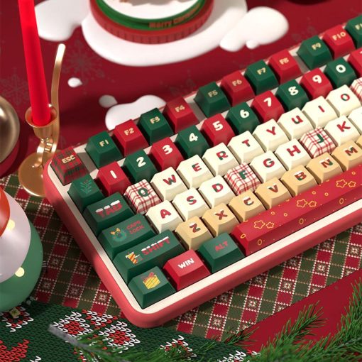 MDA/Cherry Profile PBT Dye-Sub Keycap Set - Christmas Theme 3 - Image 6