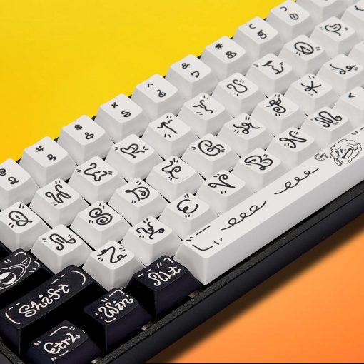 Cherry Profile Dye-Sub PBT Keycap Set - Monster Doodle - Image 3