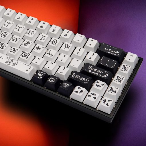 Cherry Profile Dye-Sub PBT Keycap Set - Monster Doodle - Image 4