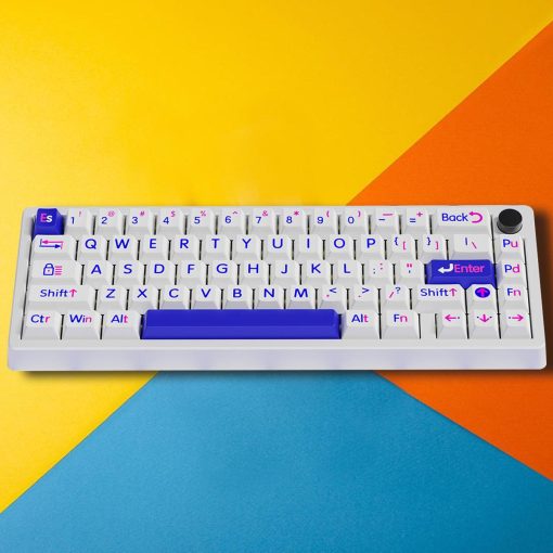 Cherry Profile Double-Shot PBT Keycap Set - Klein Blue Large Characters - Image 2