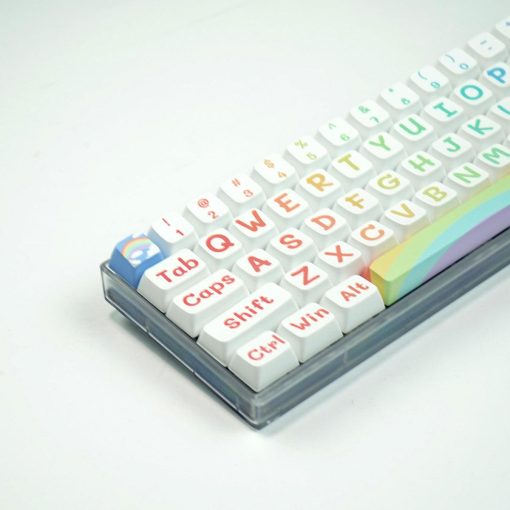 MDA PBT Dye-Sub Keycap Set - Rainbow - Image 7