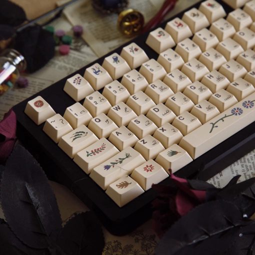 Cherry Profile Dye-Sub PBT Keycap Set - Voynich Manuscript - Image 4