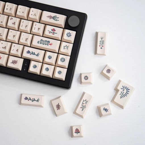 Cherry Profile Dye-Sub PBT Keycap Set - Voynich Manuscript - Image 9