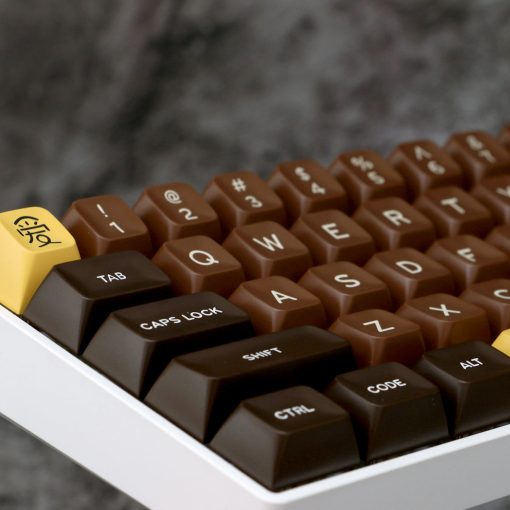 SA Double-Shot ABS Keycap Set - Chocolate - Image 4