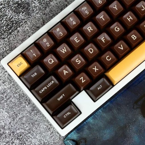SA Double-Shot ABS Keycap Set - Chocolate - Image 7