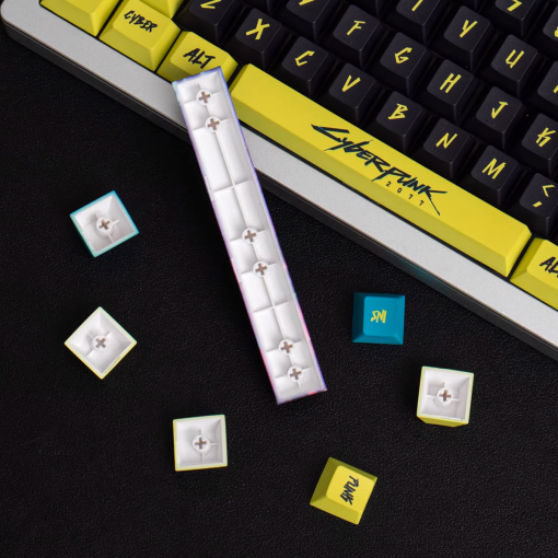 Cherry Profile Dye-Sub PBT Keycap Set - Cyberpunk Yellow - Image 8