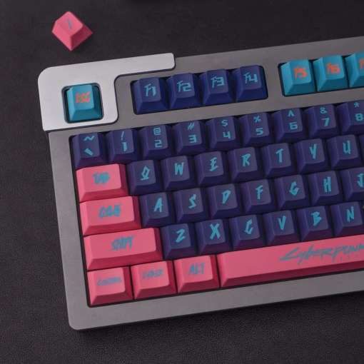 Cherry Profile Dye-Sub PBT Keycap Set - Cyberpunk Pink - Image 5
