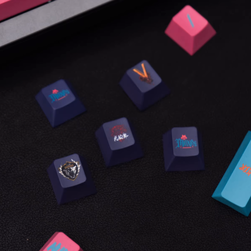 Cherry Profile Dye-Sub PBT Keycap Set - Cyberpunk Pink - Image 8