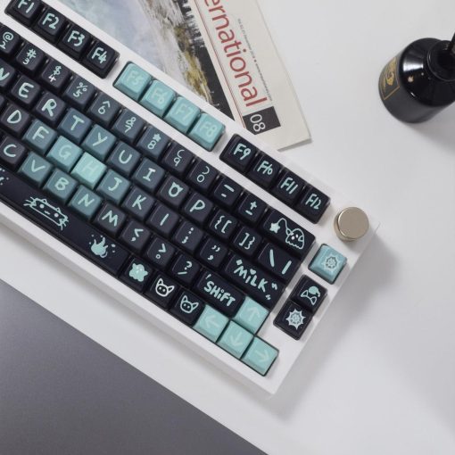MDA Dye-Sub PBT Keycap Set - Dark Ghost Cat - Image 3