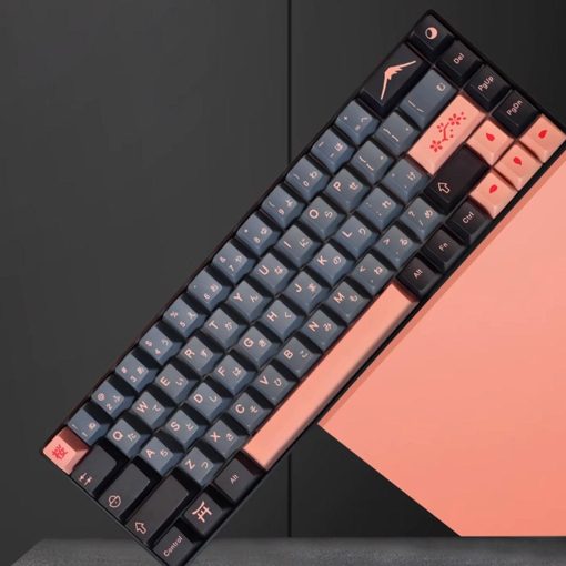 Cherry Profile Dye-Sub PBT Keycap Set - Yozakura Cherry Blosoms at Night - Image 2