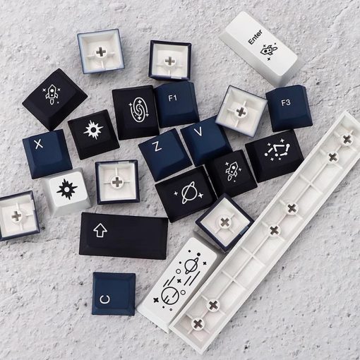 Cherry Profile Dye-Sub PBT Keycap Set - Milky Way Galaxy - Image 8