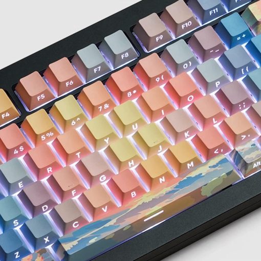Cherry Profile Dye-Sub  PBT Keycap Set - Sunset - Image 5