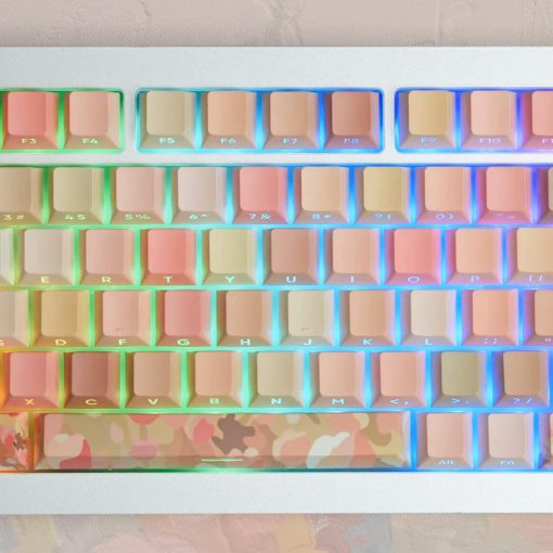 Cherry Profile Dye-Sub  PBT Keycap Set - The Sea of Tulips - Image 7
