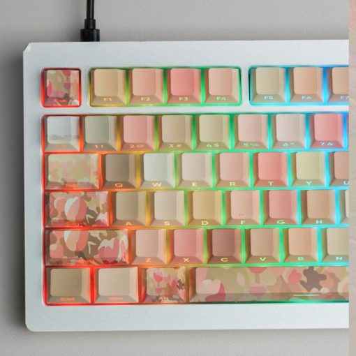 Cherry Profile Dye-Sub  PBT Keycap Set - The Sea of Tulips - Image 6