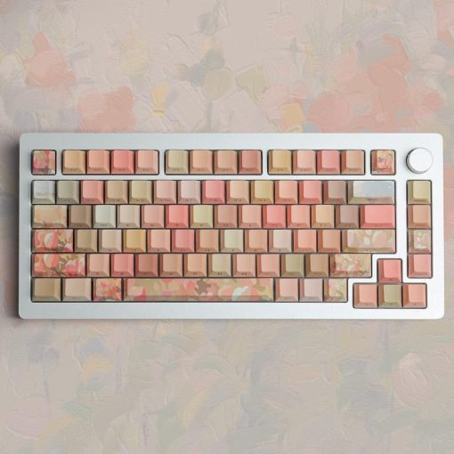 Cherry Profile Dye-Sub  PBT Keycap Set - The Sea of Tulips - Image 8