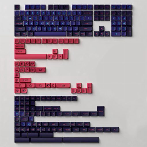 Retro Akko MDA PBT Dye-Sub Keycap Set - Neon - Image 4