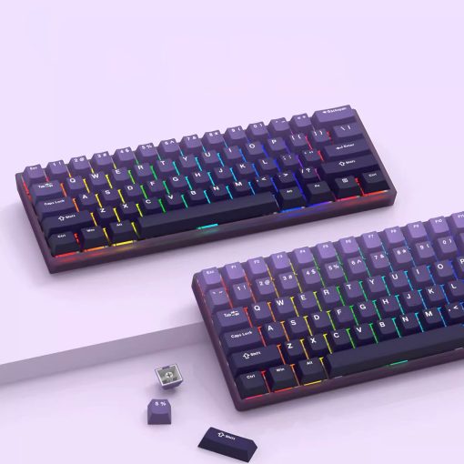 Cherry Profile Double-Shot PBT Keycap Set - Purple Gradient - Image 3