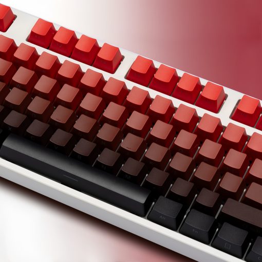 Cherry Double-Shot PBT Keycap Set - Red Gradient - Image 4