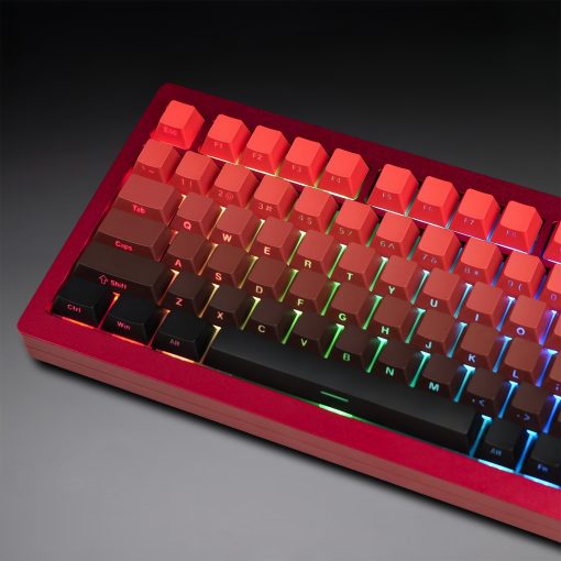 Cherry Double-Shot PBT Keycap Set - Red Gradient - Image 8