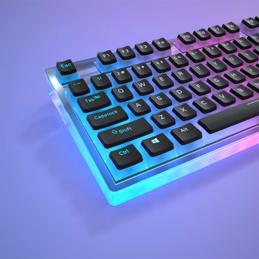 OEM PBT+PC Dye-Sub Keycap PBT Keycap  Set - Elegant Black - Image 6